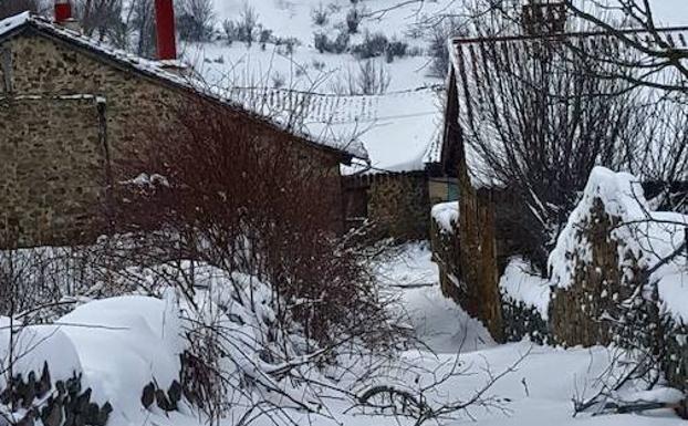 Imagen. Nieve en la Montaña Palentina.