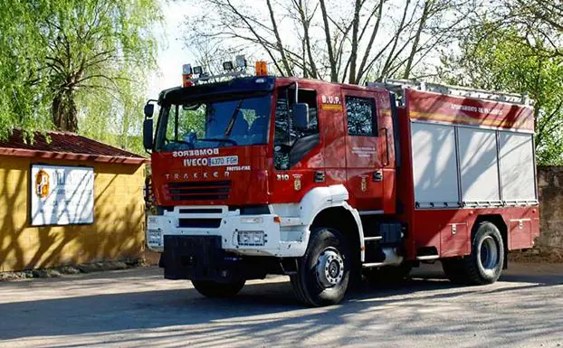 Camión de bomberos del parque de Villadiego