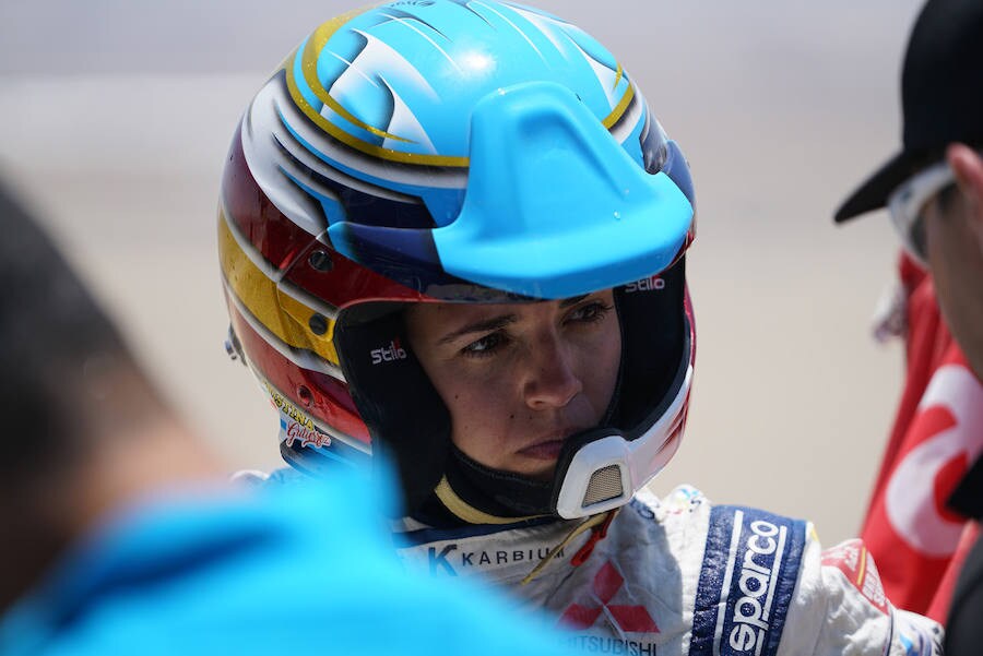 Cristina Gutiérrez ha podido descansar tras la última etapa
