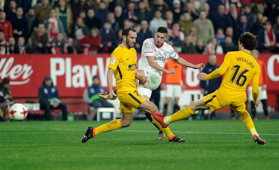 El conjunto rojiblanco cayó también en el Sánchez Pizjuán ante el cuadro hispalense, que le endosó un 3-1.