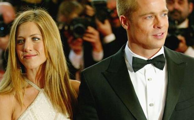 Jennifer Aniston y Brad Pitt.