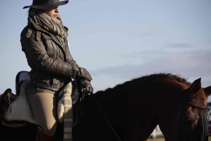 Ambiente en la carrera de galgos de este sábado en Madrigal de las Altas Torres, durante los cuartos de final del Campeonato Nacional