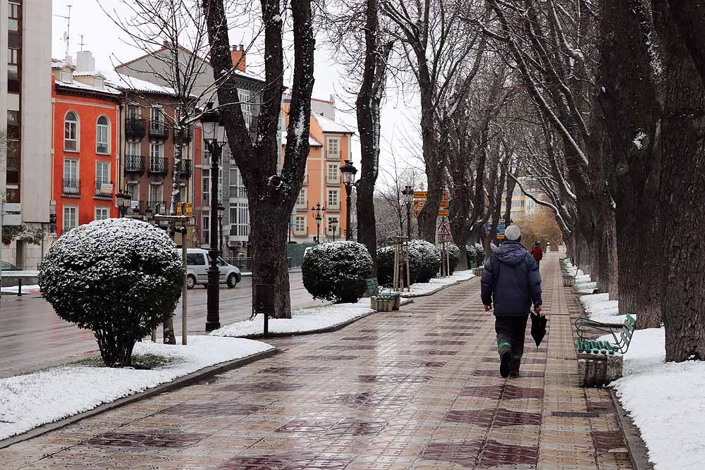La nieve ha hecho acto de presencia, sobre todo en el norte de la provincia