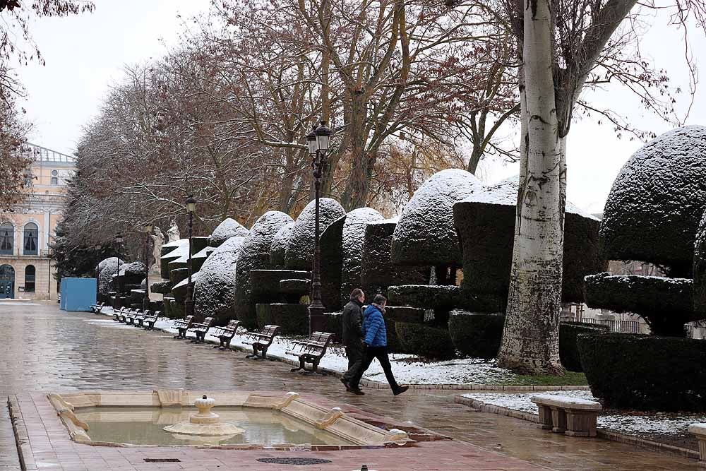 La nieve ha hecho acto de presencia, sobre todo en el norte de la provincia