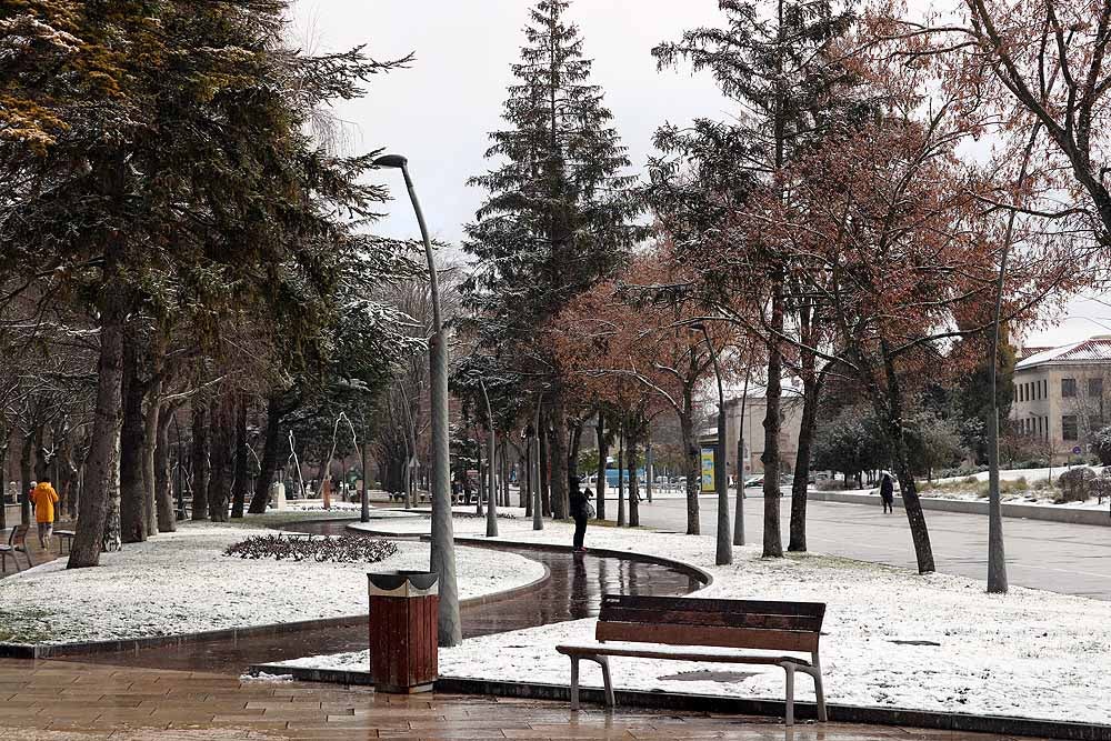 La nieve ha hecho acto de presencia, sobre todo en el norte de la provincia