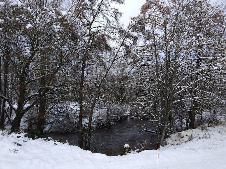 La nieve ha hecho acto de presencia, sobre todo en el norte de la provincia