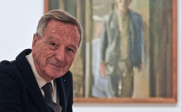 El arquitecto Rafael Moneo, ayer, en el Museo Thyssen de Madrid.