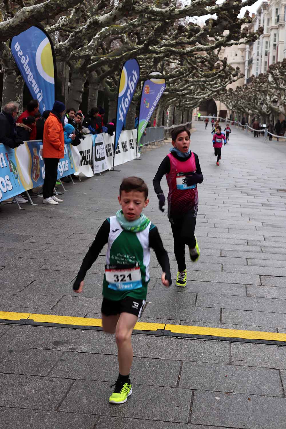 La carrera de los alevines