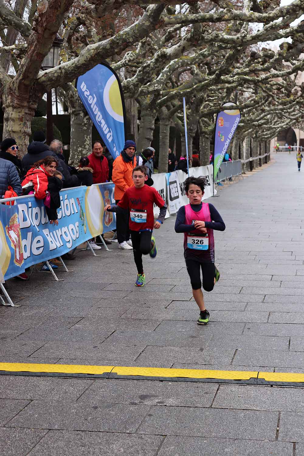 La carrera de los alevines