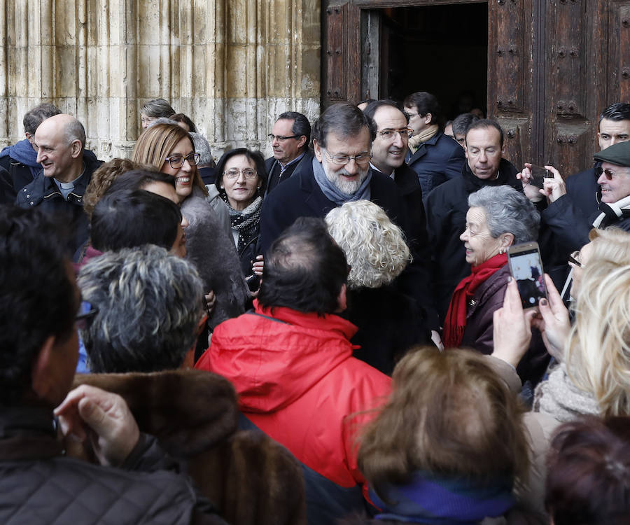 Visita de Mariano Rajoy a Palencia
