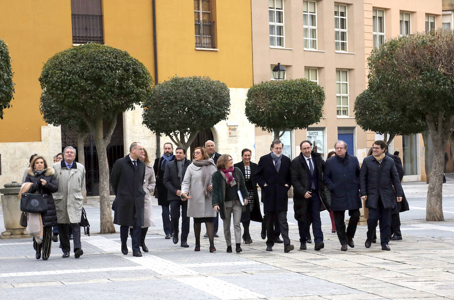 Visita de Mariano Rajoy a Palencia