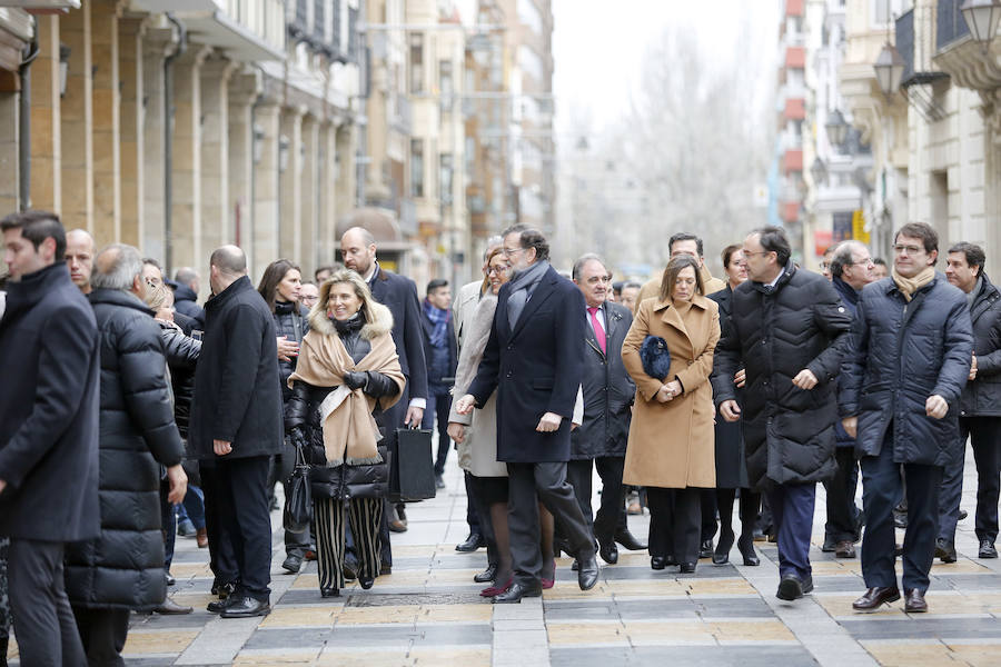 Visita de Mariano Rajoy a Palencia