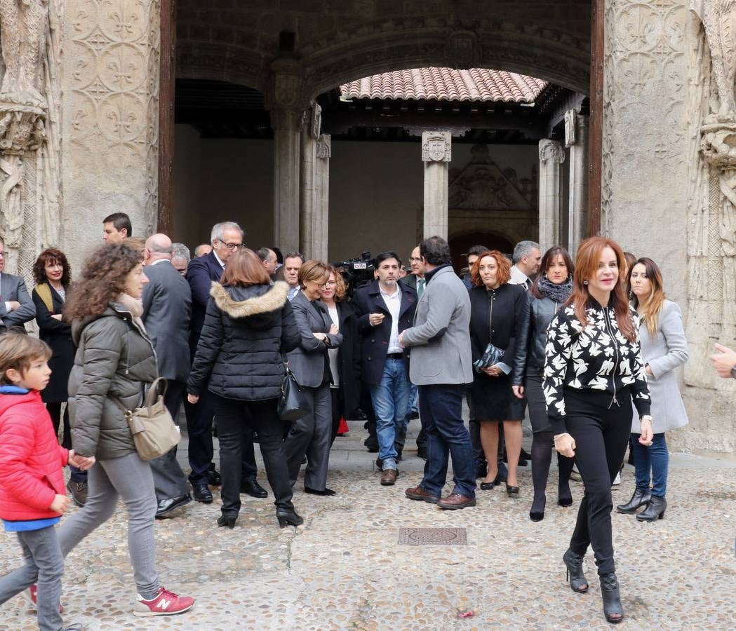 Reunión de la Mesa y Junta de Portavoces de las Cortes en el Colegio San Gregorio de Valladolid