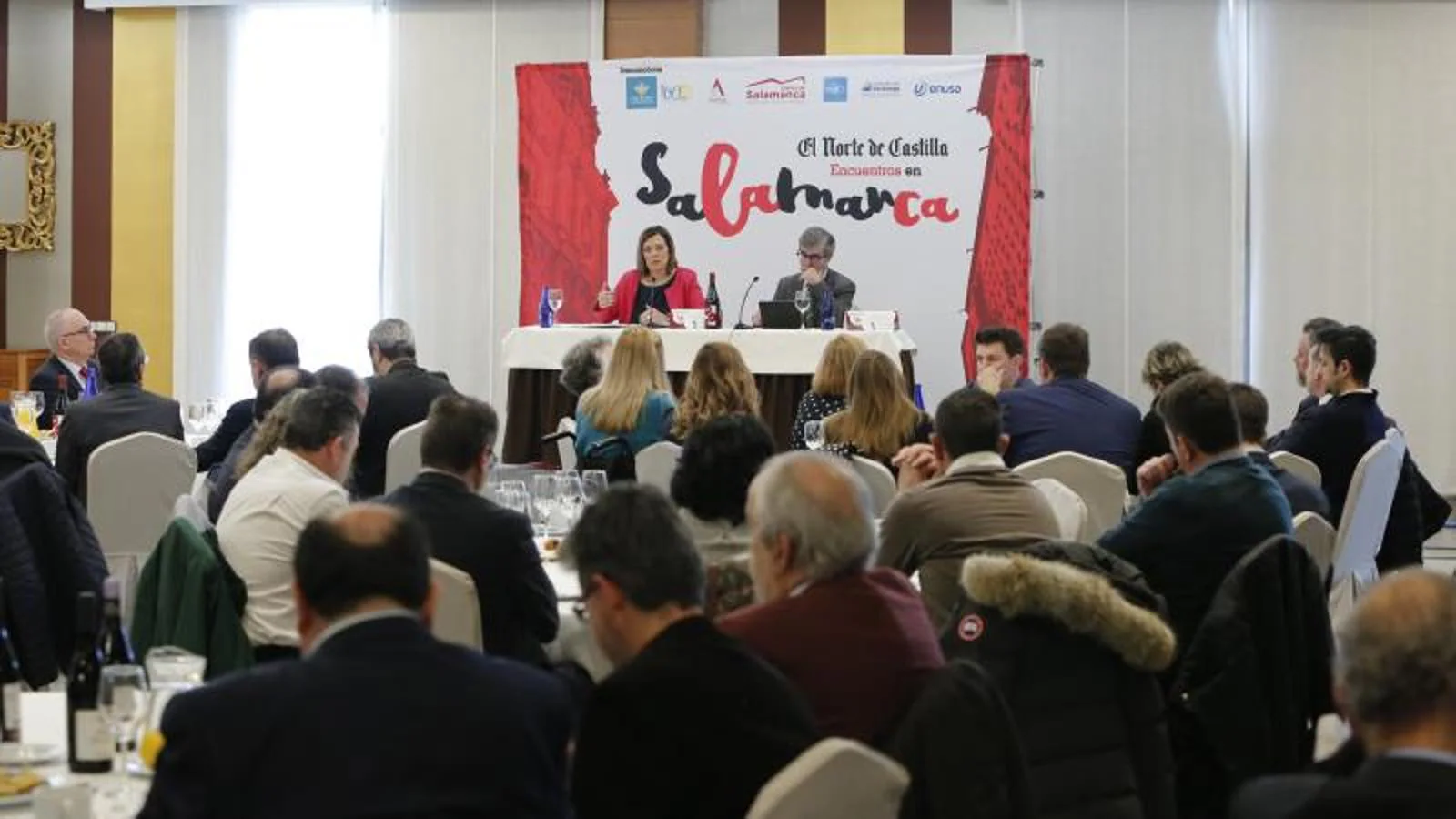 Milagros Marcos ha intervenido en los Encuentros en Salamanca, organizados por El Norte de Castilla, con la ponencia 'La cadena de valor: el equilibrio necesario para la economía de Castilla y León',