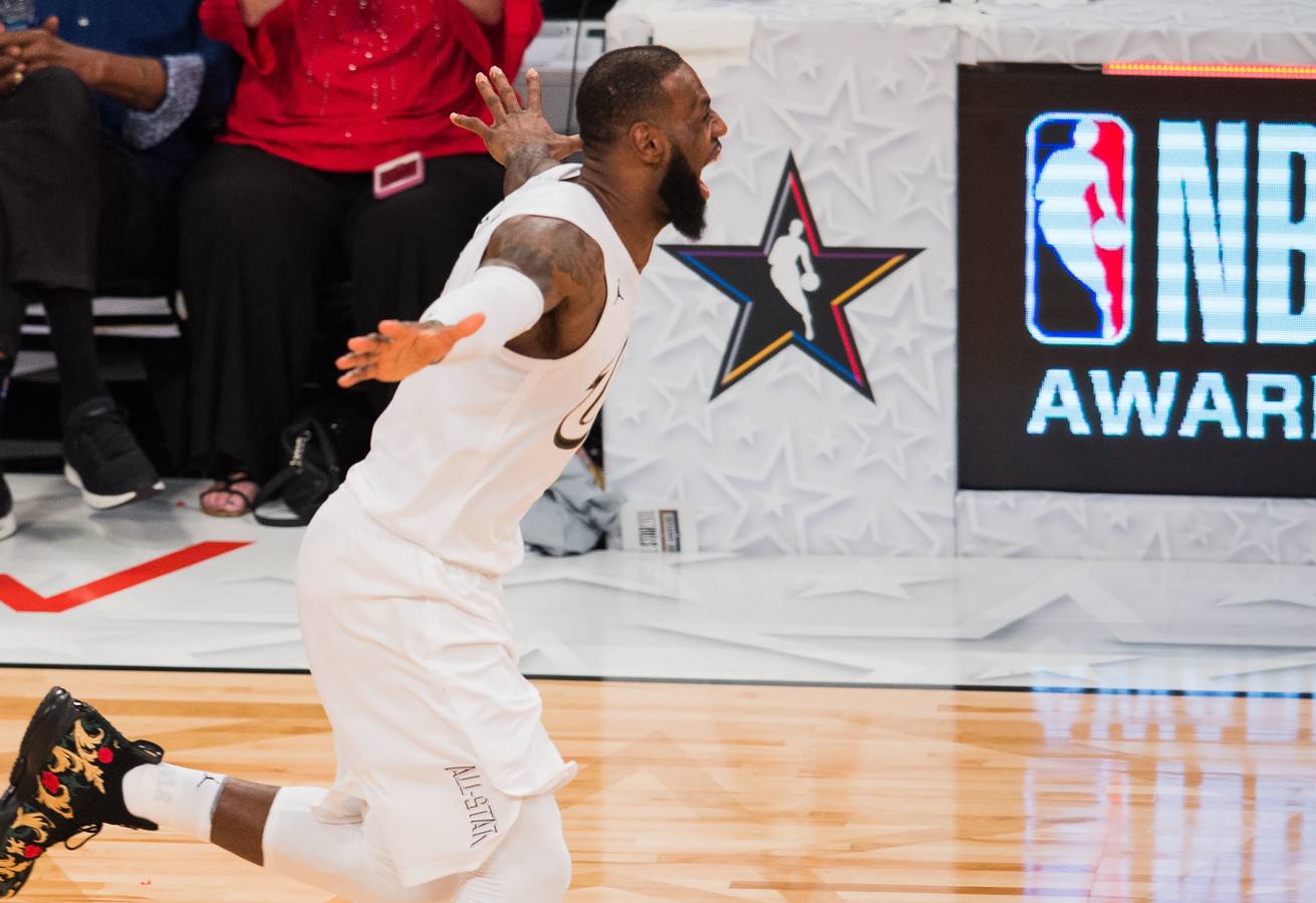 Las mejores imágenes del All Star de la NBA en el que LeBron James ha sido elegido el MVP.