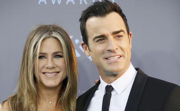 Jennifer Aniston y Justin Theroux. 