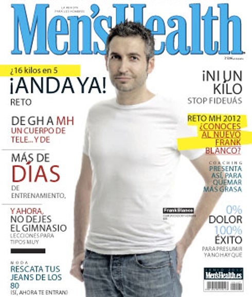 Blanco en la portada de la revista 'Men's Health'. 