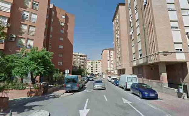 Calle de Alberto Sevilla de Murcia en la que tuvo lugar la presunta agresión sexual. 