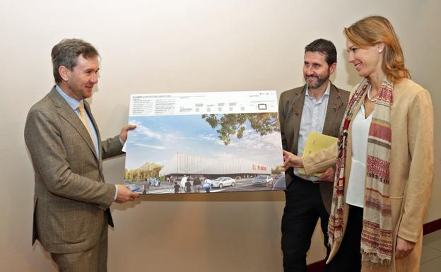 Javier Lacalle, Fernando Inés y Lorena de la Fuente