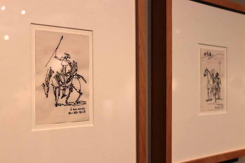 La exposición 'Una mirada a Cervantes' se muestra en la Sala de Exposiciones Pedro Torrecilla, del 22 de febrero al 25 de marzo