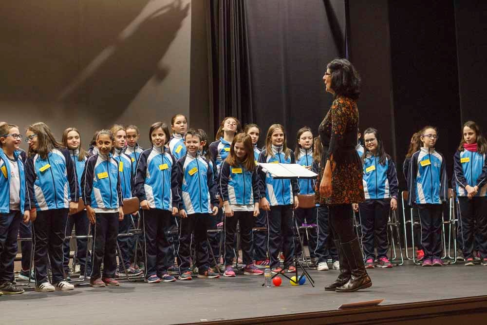 Fotos: Ensayo de los alumnos y profesores de Cantania