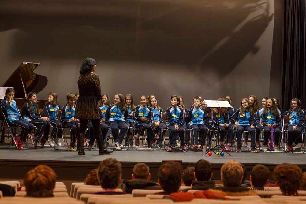 Fotos: Ensayo de los alumnos y profesores de Cantania