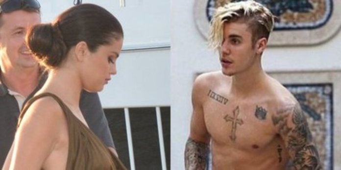 Selena Gomez y Justin Bieber. 