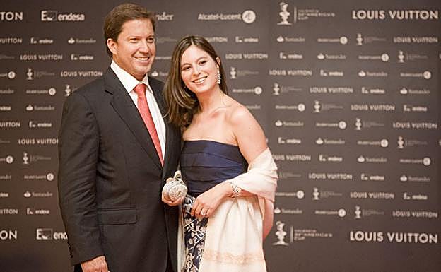 Chabeli junto a su marido, el empresario Christian Altaba. 