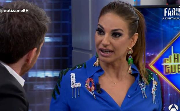 Mariló Montero con Pablo Motos en 'El Hormiguero'. 