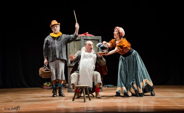 ‘Azar Teatro’ recrea el sábado en el MEH el episodio más divertido de ‘El Quijote’ 