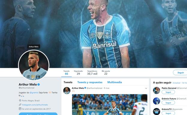 Twitter de Arthur Melo. 