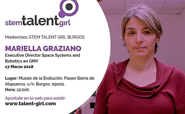Mariella Graziano impartirá este sábado la quinta masterclass del proyecto Stem Talent Girl