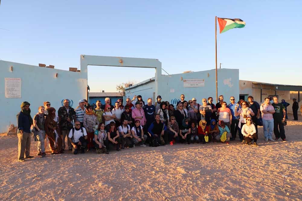 Fotos: Asociaciones saharauis de Castilla y León visitan los campos de refugiados