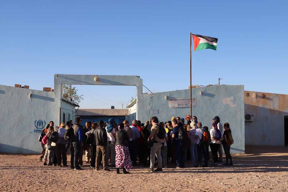 Fotos: Asociaciones saharauis de Castilla y León visitan los campos de refugiados