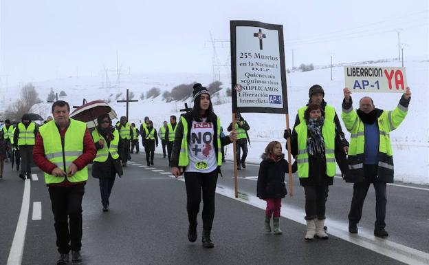 La Plataforma de la N-I lleva años movilizándose por la liberalización de la AP-1