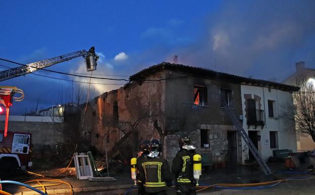 Vivienda en la que se ha producido el incendio