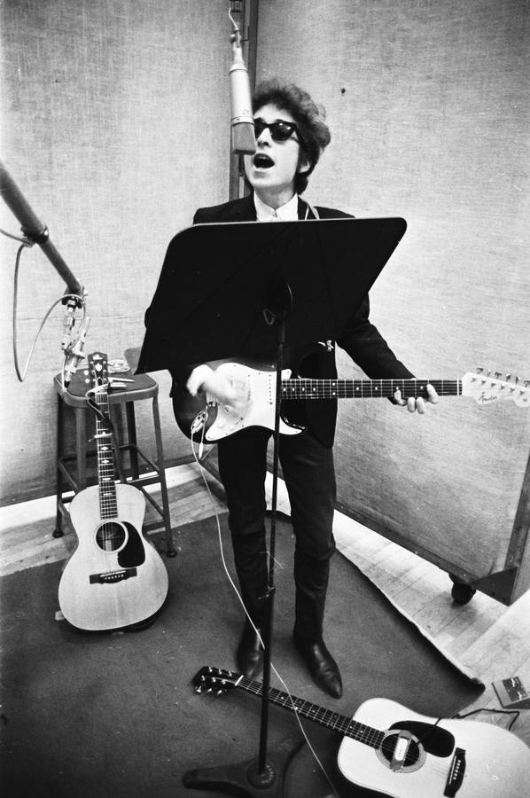 1965 En el estudio de grabación.