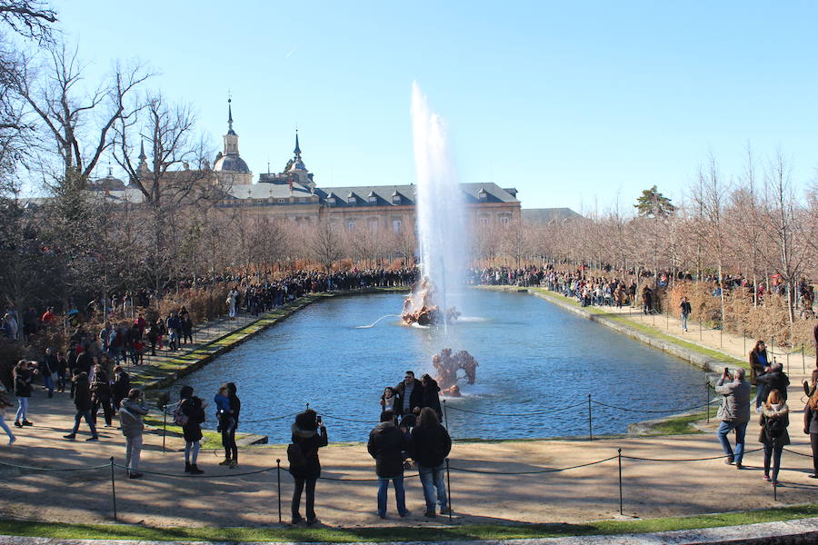 Fotos: Juegos de agua en La Granja