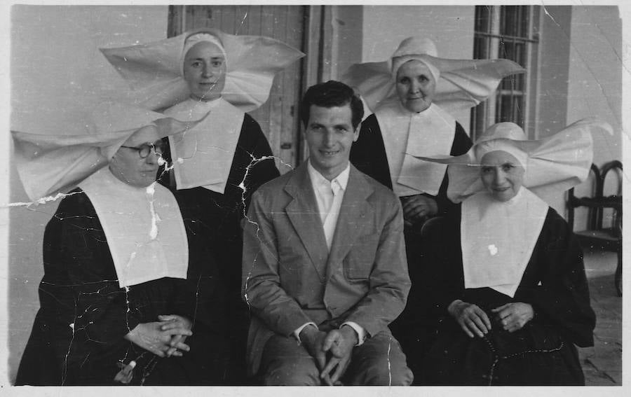 Ángel Peralta organizó un festival taurino en 1956 para las monjas de la residencia de ancianos de Medina de Rioseco.