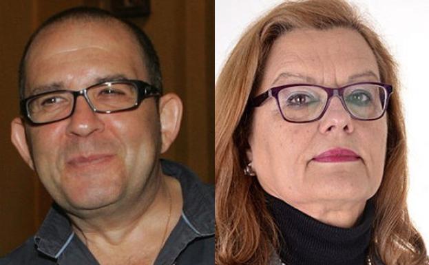 Los profesores Alfredo Allué Buiza (Valladolid) y Ángela Figueruelo (Salamanca). 