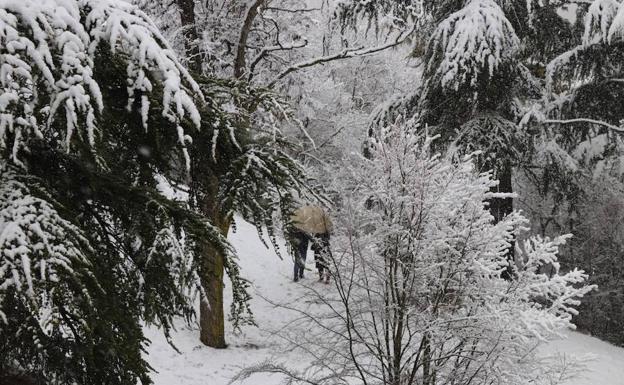 La nieve está siendo protagonista, de nuevo, en abril. Imagen de archivo