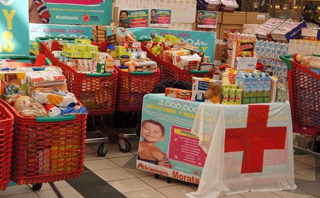 Cruz Roja recogerá alimentos este fin de semana en los supermercados del grupo Alcampo