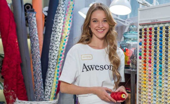 Alicia Cao durante su participación en 'Maestros de la Costura'. 