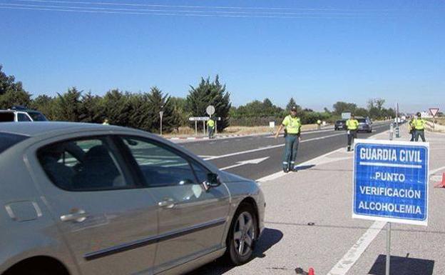 Punto de verificación de alcoholemia