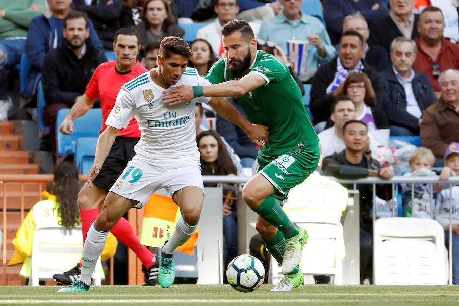 El conjunto blanco, con un once plagado de suplentes y poco habituales, quiere ganar al Leganés para acercarse a la segunda plaza que ocupa el Atlético de Madrid.