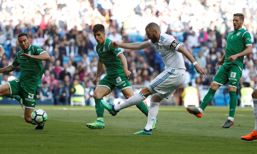 El conjunto blanco, con un once plagado de suplentes y poco habituales, quiere ganar al Leganés para acercarse a la segunda plaza que ocupa el Atlético de Madrid.