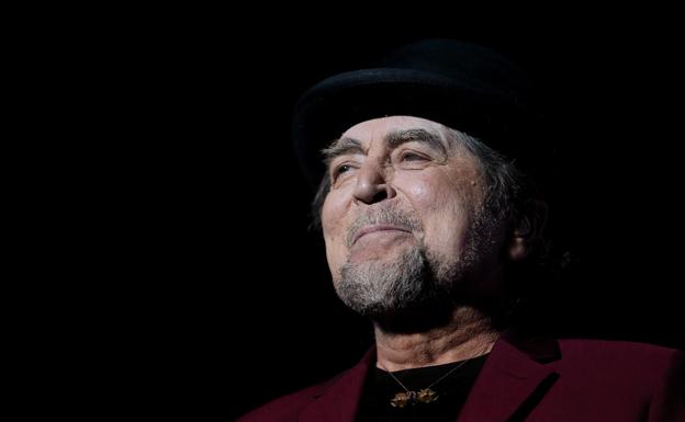 El cantante Joaquín Sabina. 