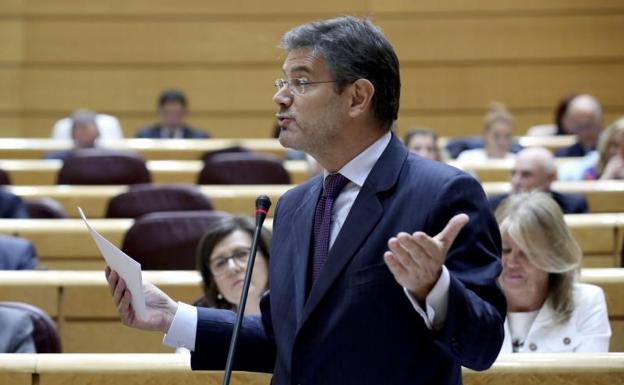 Rafael Catalá, ministro de Justicia.