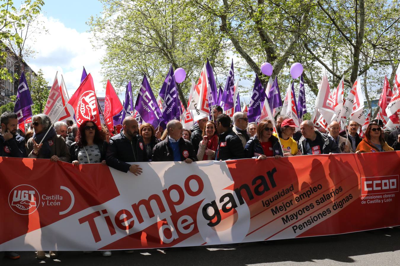 Fotos: Manifestación del Primero de Mayo en Valladolid