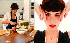 Paz Vega, en la cocina de Bertín Osborne. 